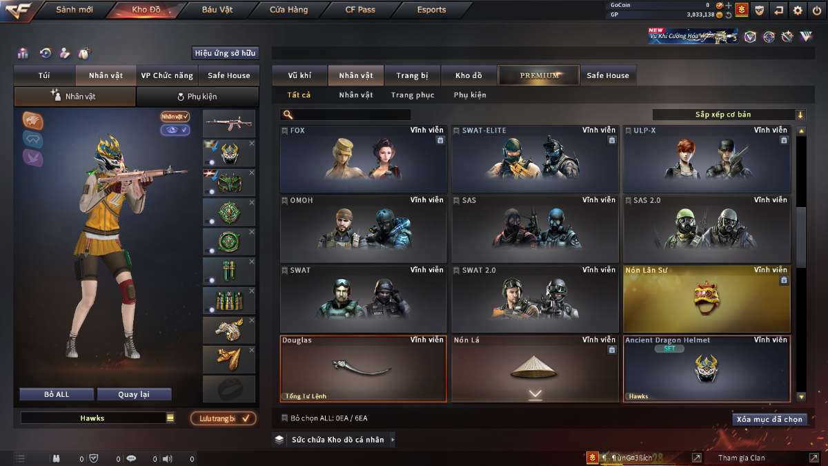 shop acc cf uy tin gia re